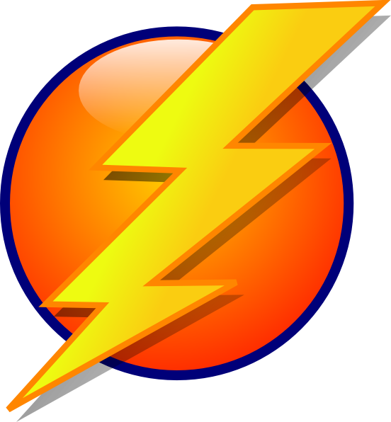 Lightning Icon Clip Art at Clipart library - vector clip art online 