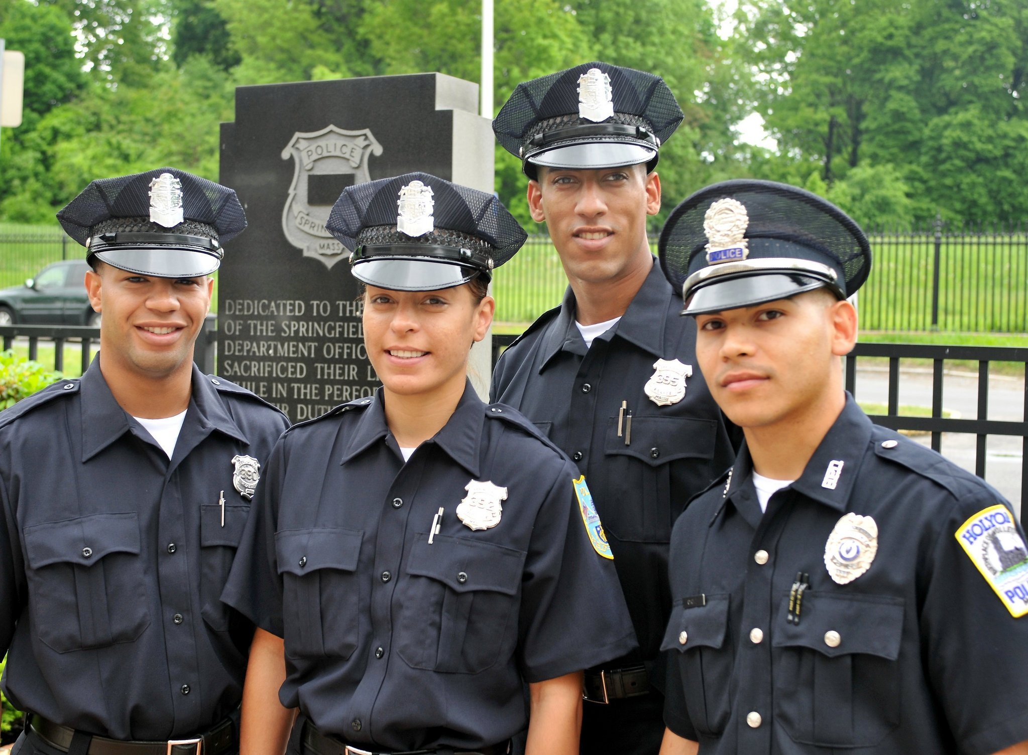 Four rookie police officers are combat veterans who served 