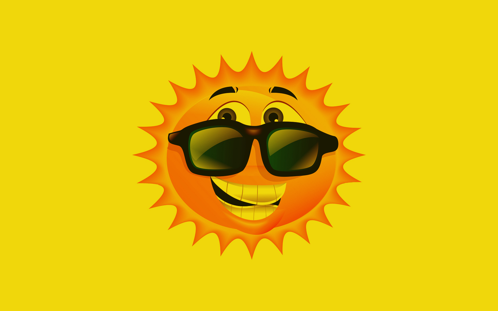 Summer Sun Cartoon Wallpapers - 1680x1050 - 329685
