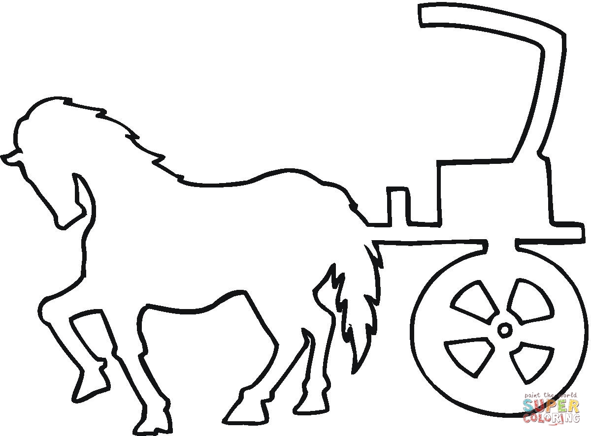 outline of a horse Colouring Pages (page 2)