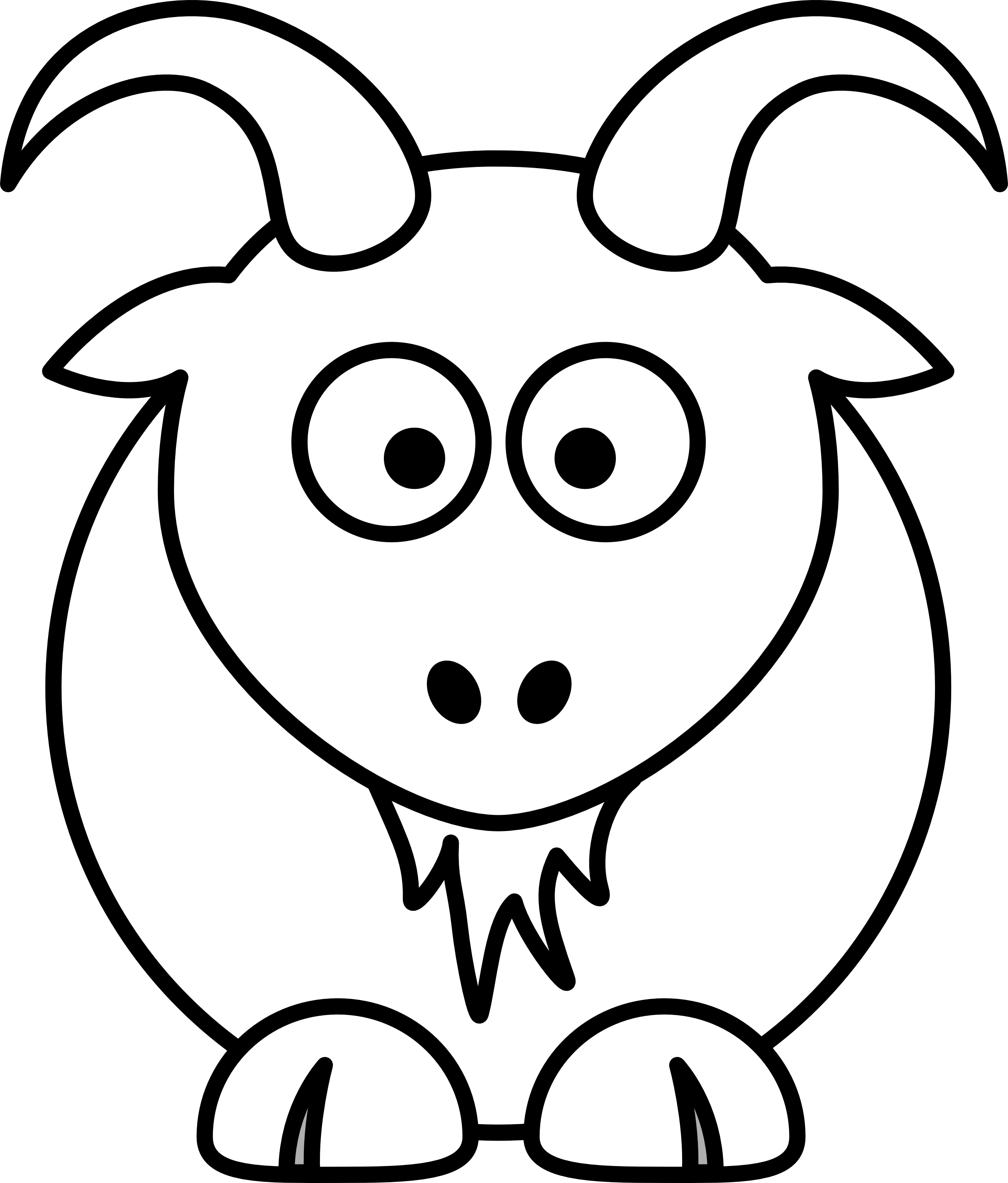 Black And White Clip Art Animals - Clipart library