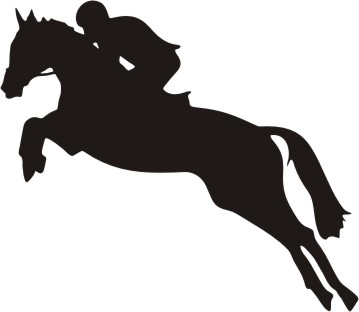 Jumping Horse Silhouette - Clipart library
