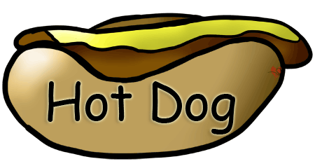 Picture of Hot Dog Clipart,Echo's Free Printable Food Clipart of 