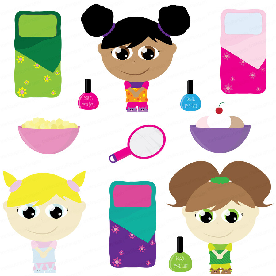 Free Clipart Slumber Party