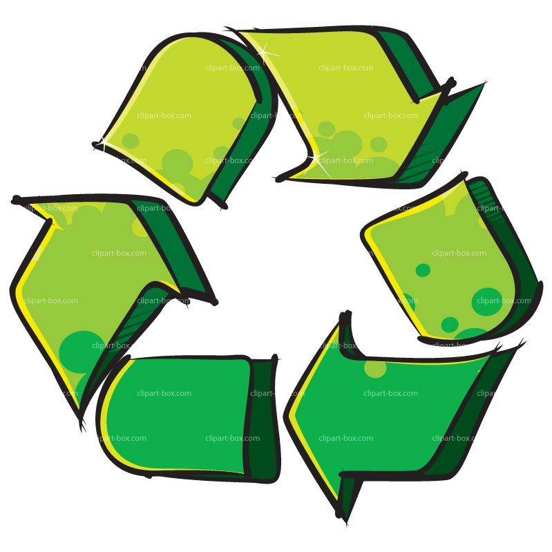 Clipart Recycle Symbol Graffiti Style Royalty Free Vector Design 