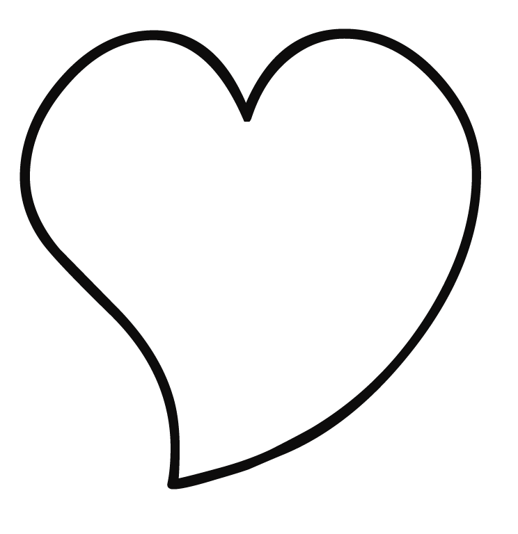 Coloring Heart Clip Art Library