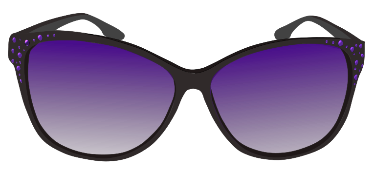Free Purple Sunglasses Clip Art