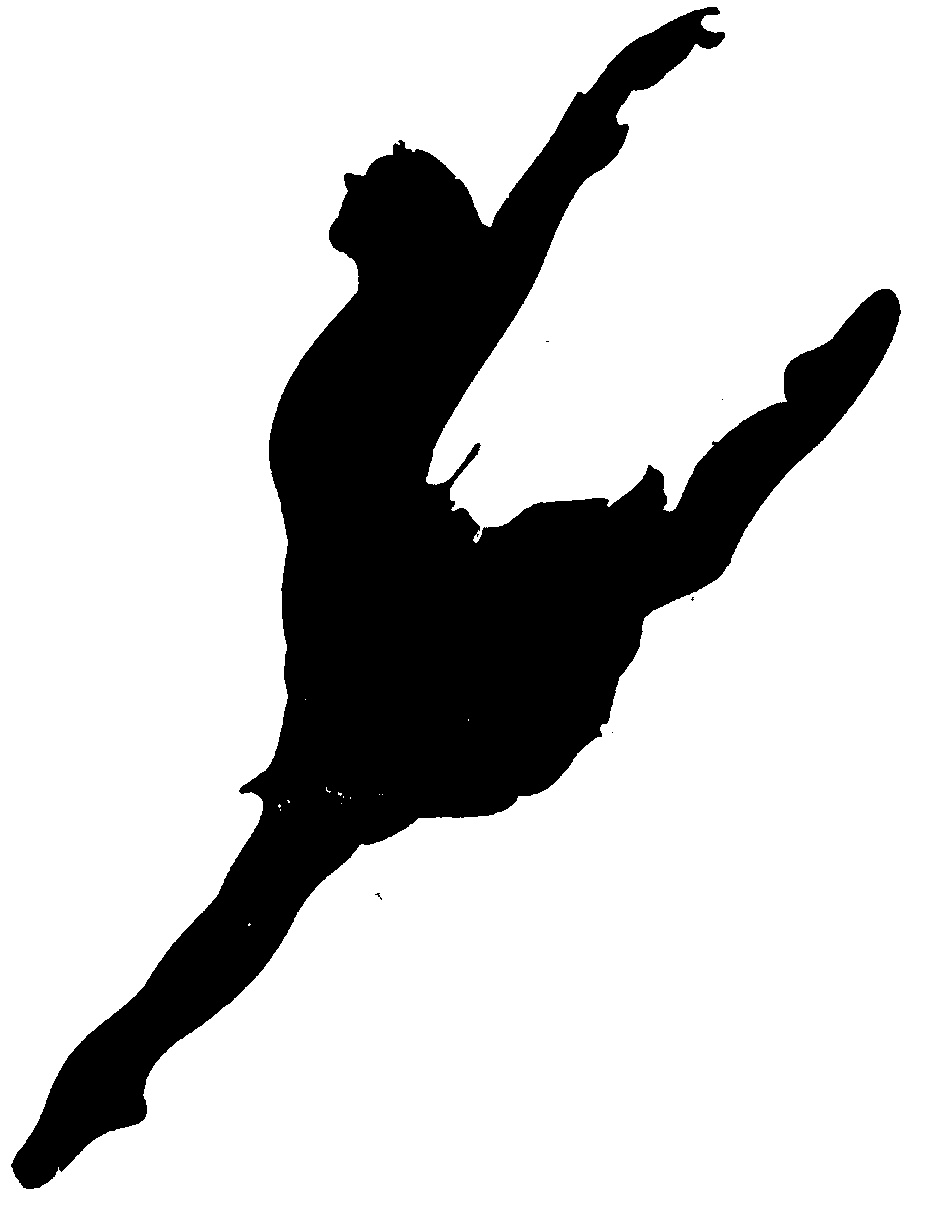 Leaping Dancer Silhouette 