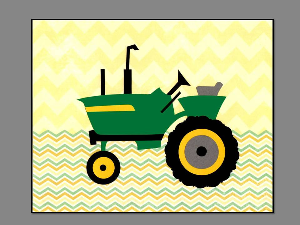 Popular items for tractor wall art 