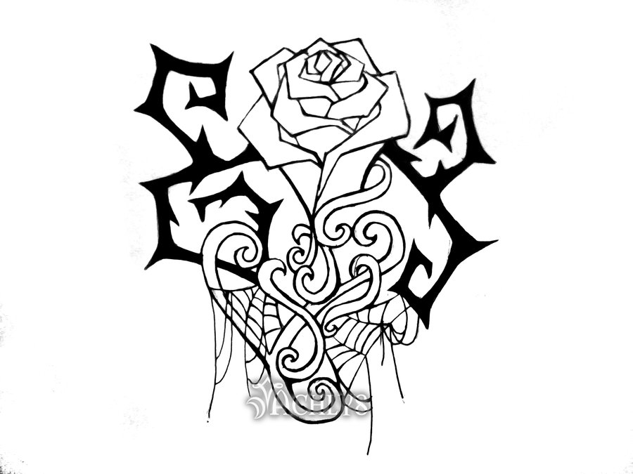 Clip Arts Related To : vine tattoo designs. view all Rose Vines Drawings). 
