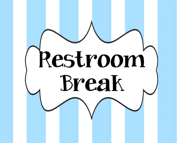 printable break signs