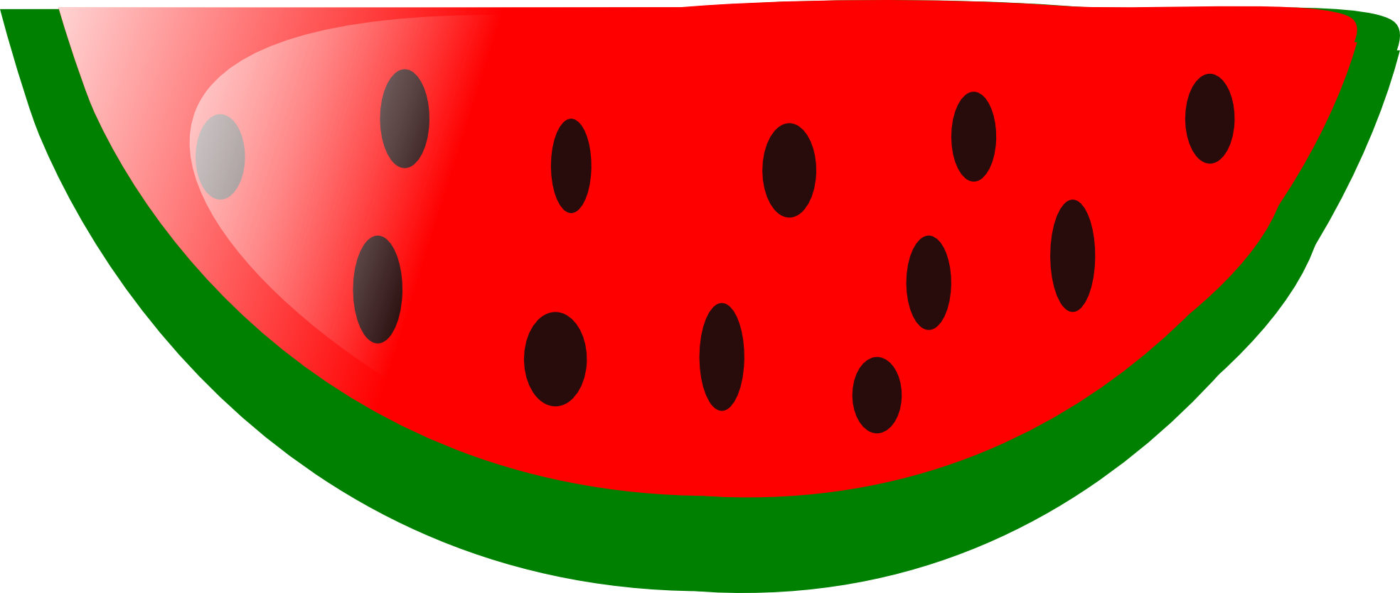 Seedless Watermelon Slice Clipart | Clipart library - Free Clipart 