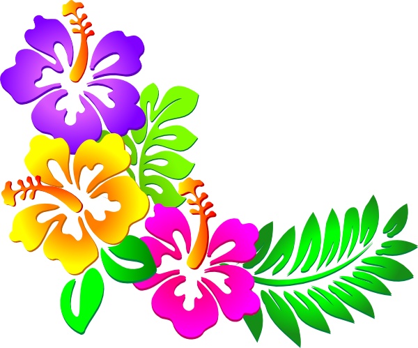 Hawaiian Flowers Clip Art | Clipart library - Free Clipart Images