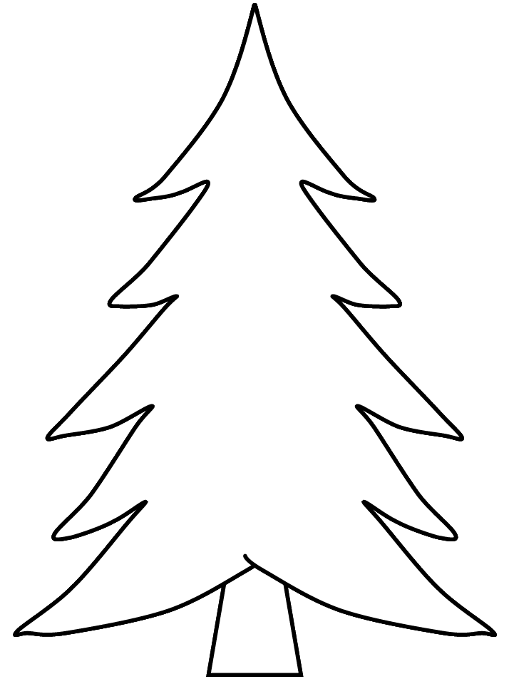 Free Christmas Tree Outlines, Download Free Christmas Tree Outlines png images, Free ClipArts on