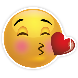Blowing Kisses Emoji| Smiley - Clipart library - Clipart library