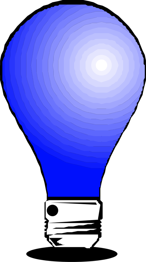 Light bulb - vector Clip Art
