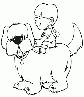 transmissionpress: Animal Coloring : Funny and Cute Dog Coloring Pages