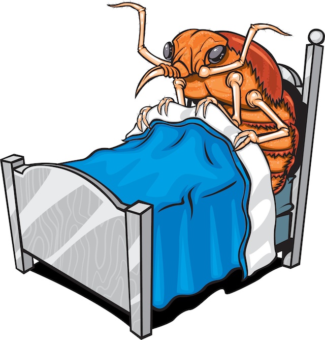 getting into bed clipart image