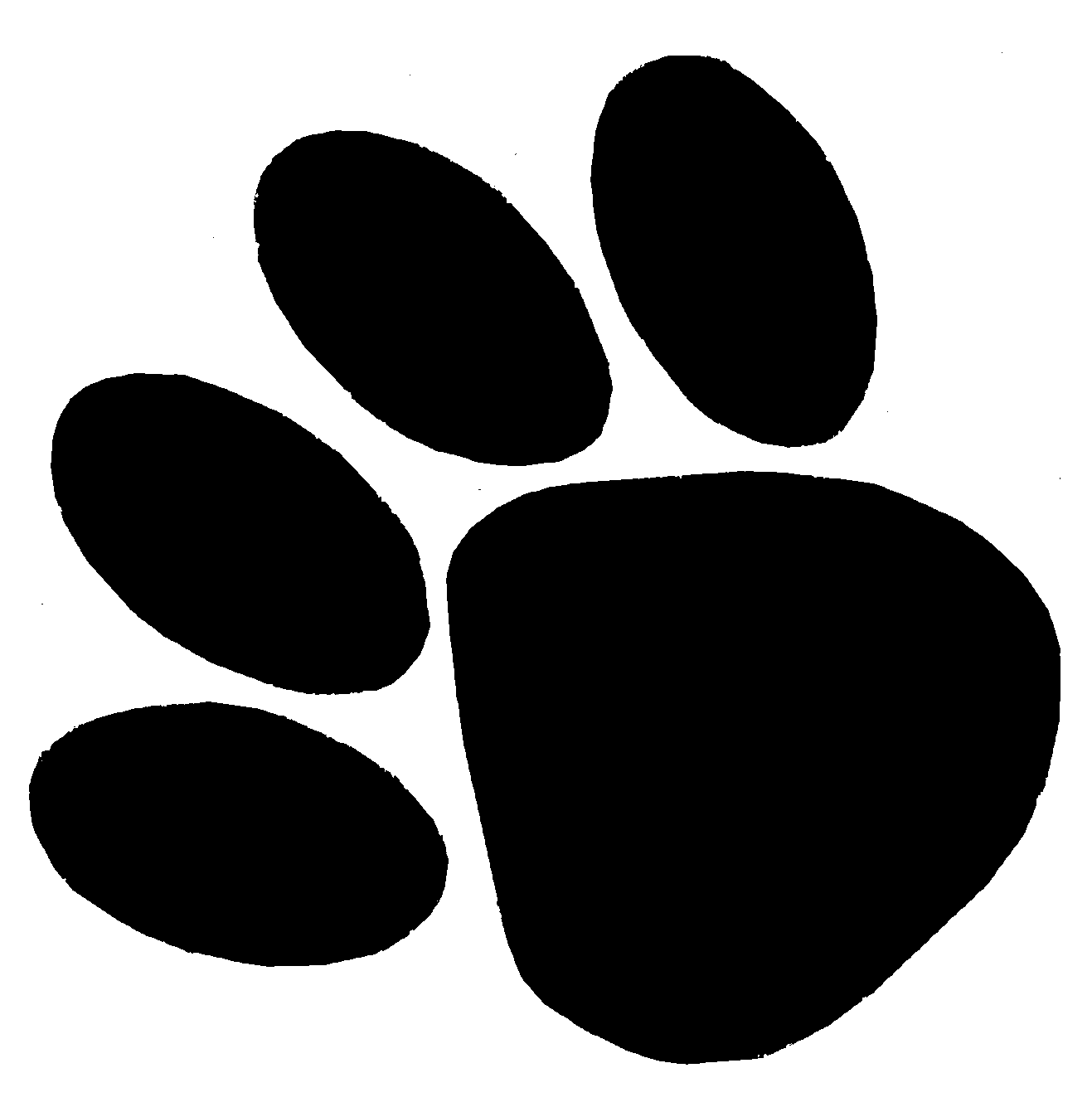 Free Dog Paw Print Template Download Free Clip Art Free Clip Art On Clipart Library