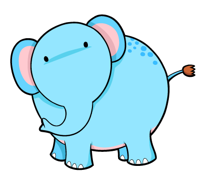 Cartoon Pictures Of Baby Elephants - Clipart library