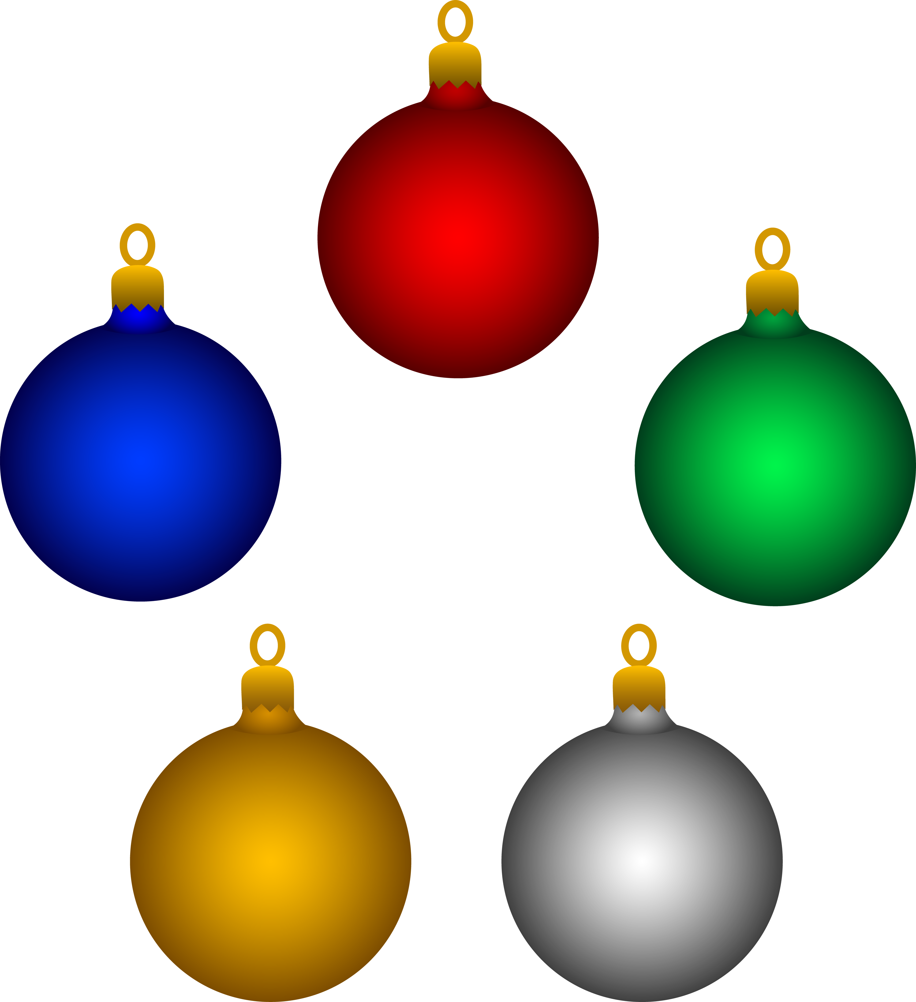 Christmas Ornaments Clipart | Clipart library - Free Clipart Images