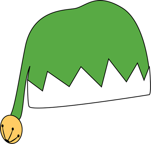 Green Elf Hat Clip Art - Green Elf Hat Image