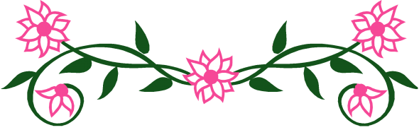 Pink Flower Border Clip Art | Clipart library - Free Clipart Images