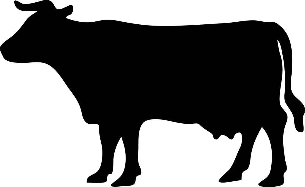 Cattle Crossing, Silhouette | ClipArt ETC