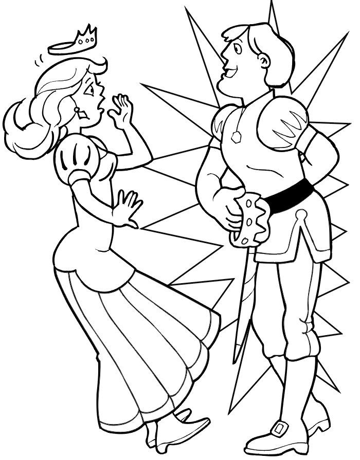 thentetibal: princess and frog coloring pages