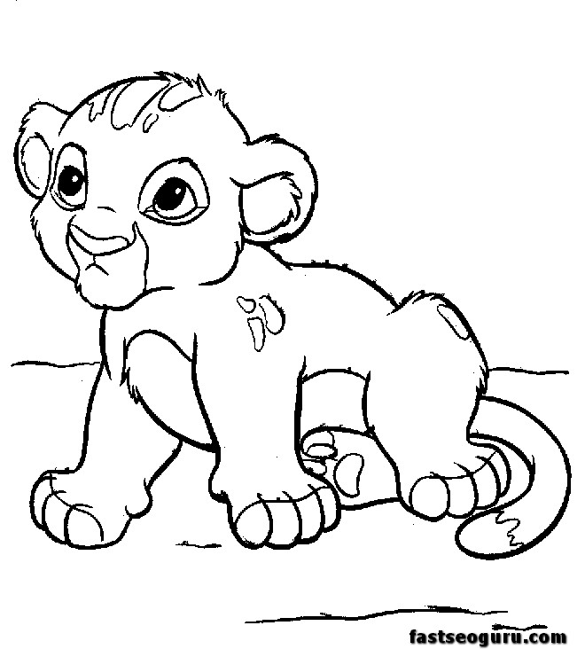 Baby Disney Characters Coloring Pages - AZ Coloring Pages