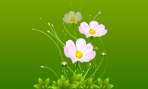 Illustrator Tutorial: Vector Flowers | - Illustrator Tutorials  Tips