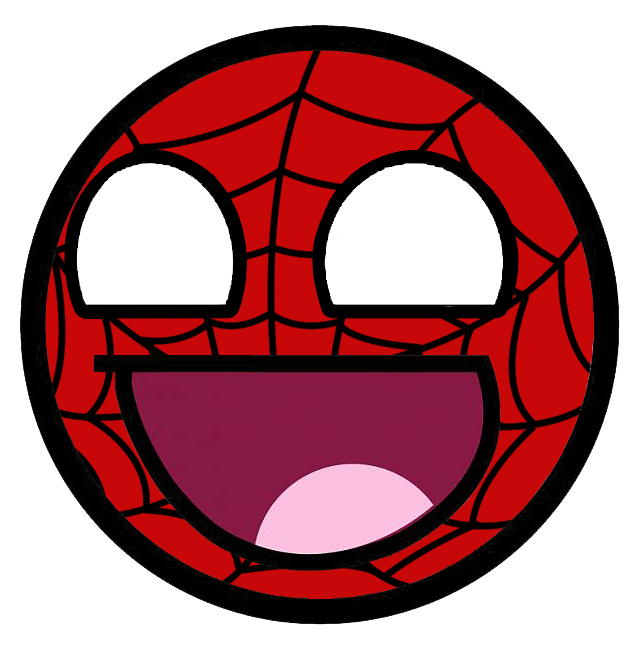 Spider-Man Awesome Smiley by E-rap on Clipart library