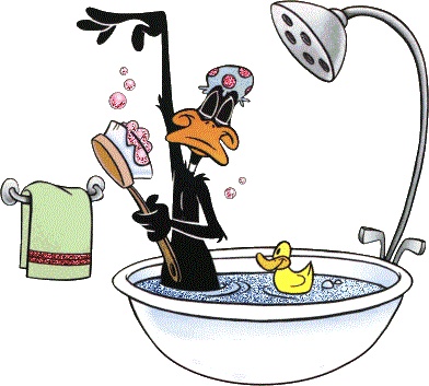 gif take a bath - Clip Art Library