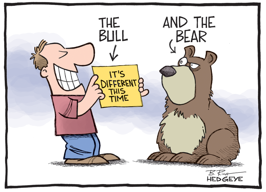 Bull and bear cartoon 7.08. 