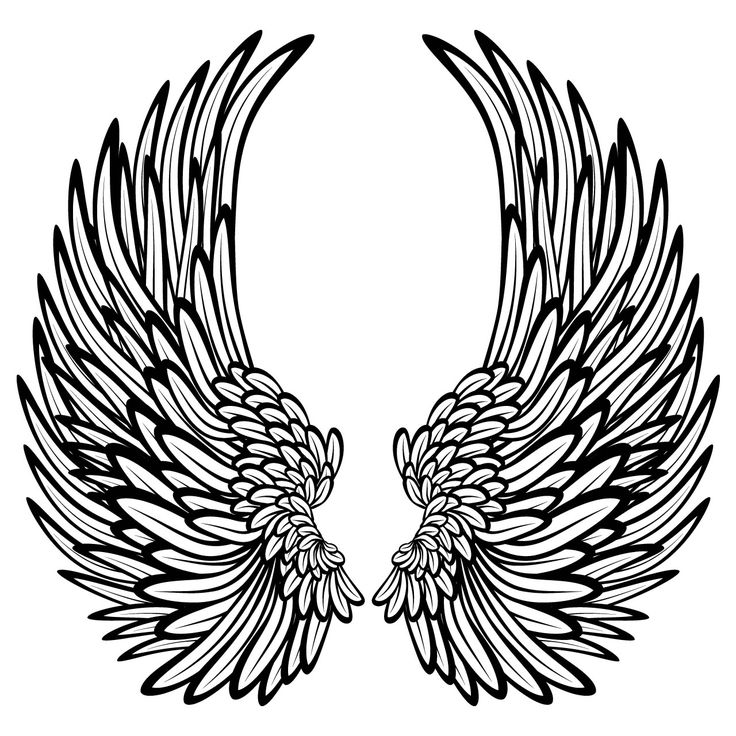 Free Printable Angel Wings, Download Free Printable Angel