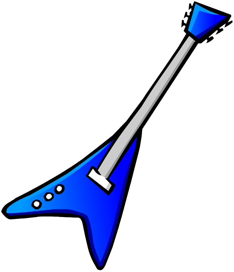 Blue Electric Guitar - Club Penguin Wiki - The free, editable 