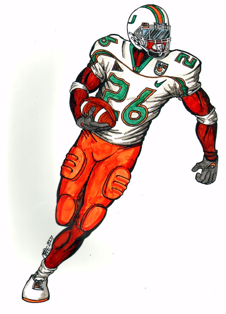 Drawings Of Football Players