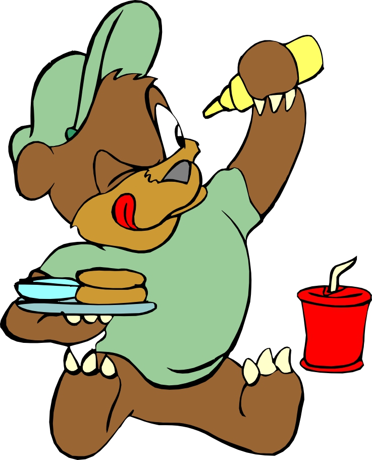 Bear Eating Cake Cake Ideas and Designs