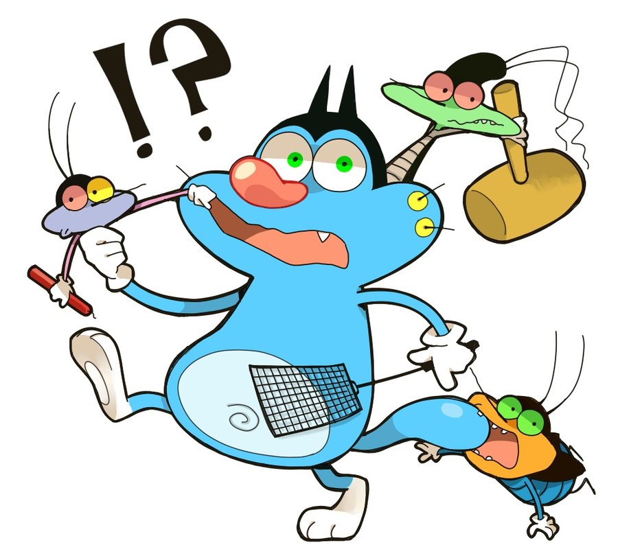 Oggy and the Cockroaches by hakurinn0215 on Clipart library