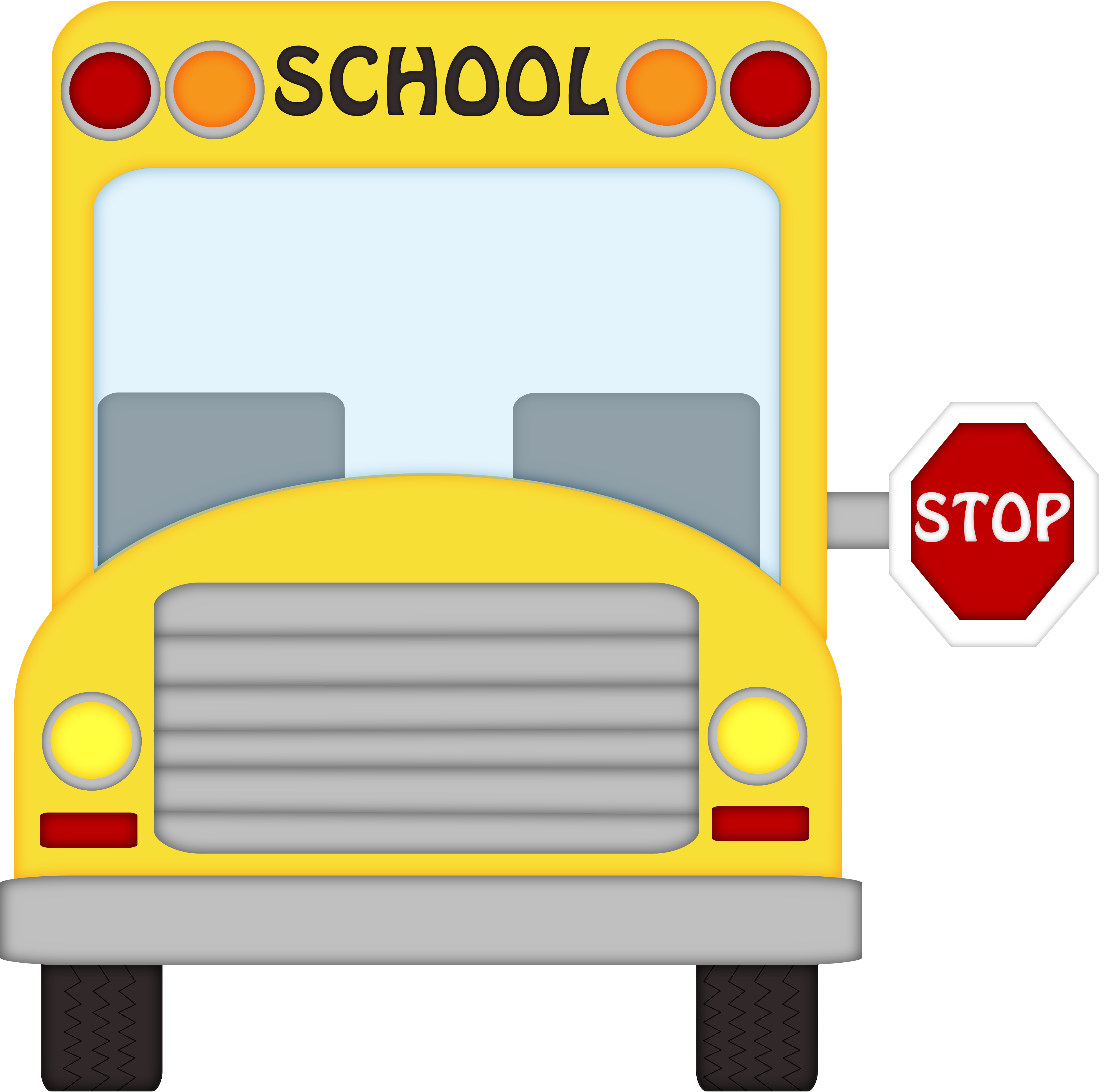 New School Bus Clipart Freebie -