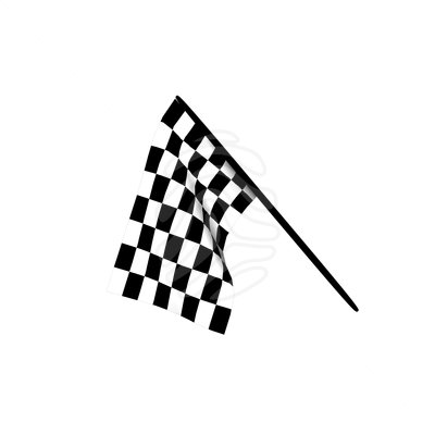 Checkered flags - clipart #