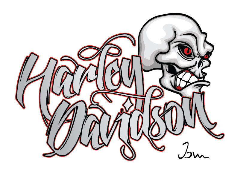 Free Harley Davidson Logo Stencil, Download Free Harley Davidson Logo