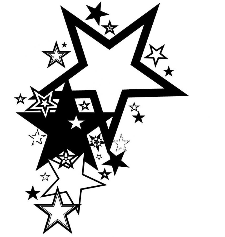 Free Star Tattoos - Clipart library
