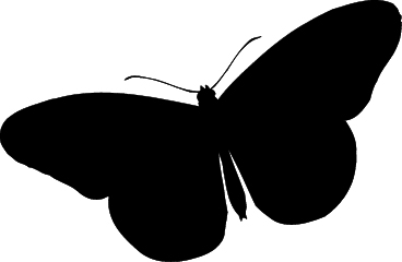 Butterfly Silhouette PNG - Clipart library