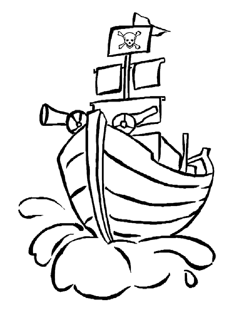 Cartoon Pirate Ship Clip Art - Clipart library