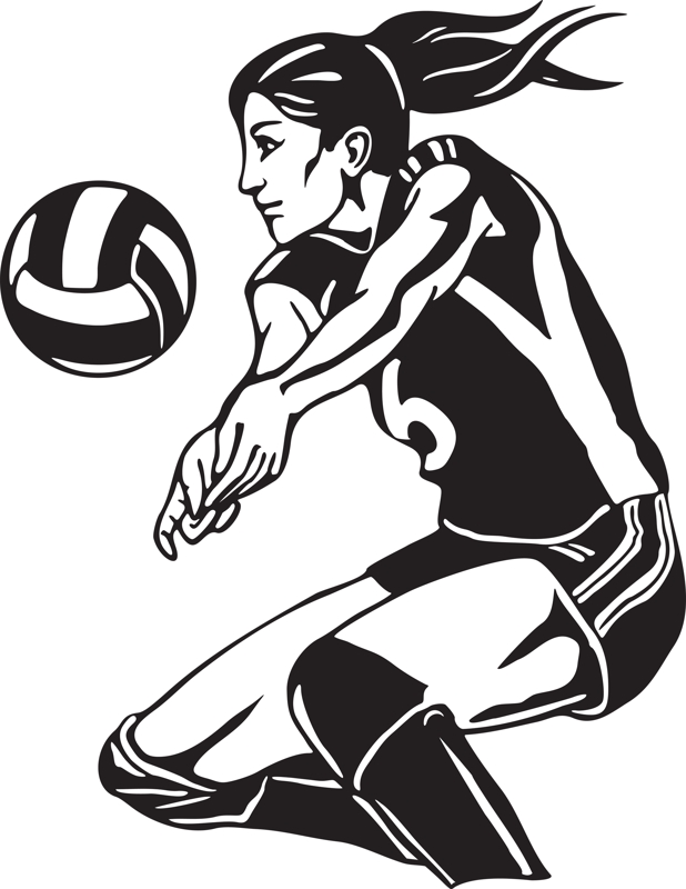volleyball serve clipart - photo #8