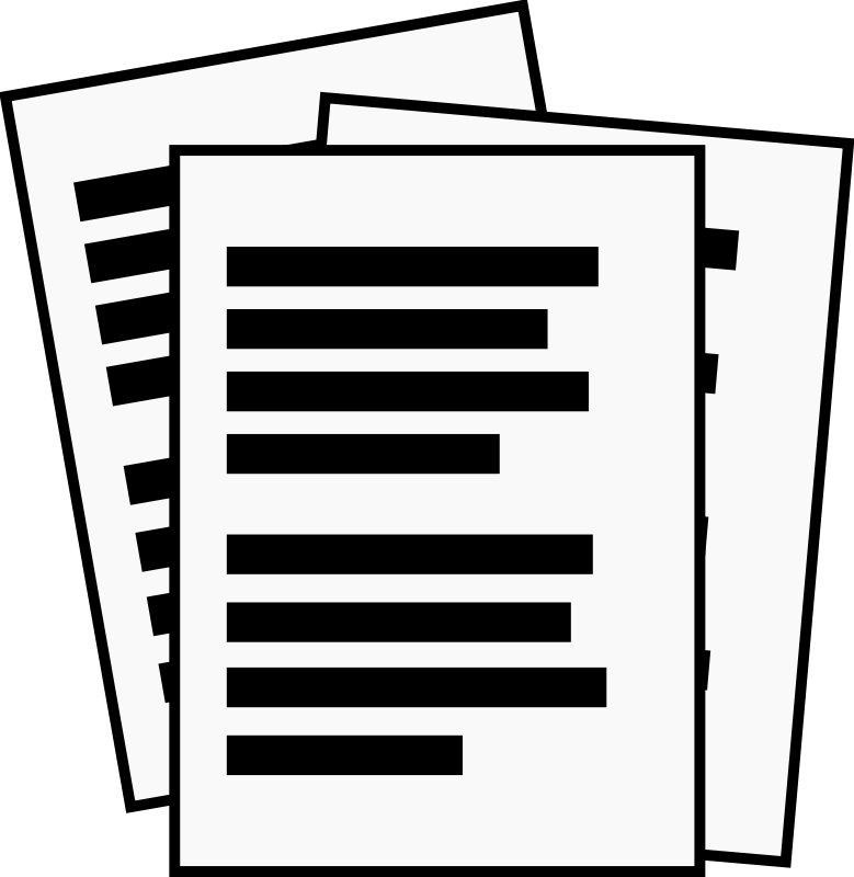Paper Notes Clipart