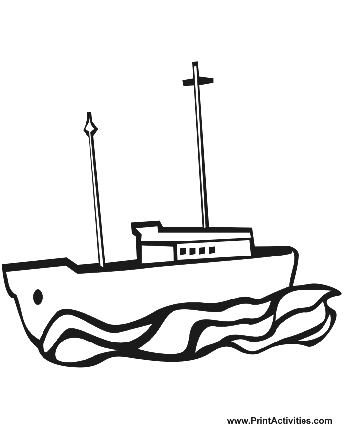 BOAT Colouring Pages (page 2)