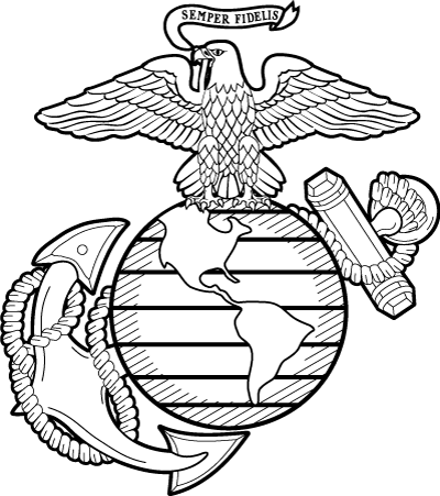 Jarhead - Marine Corps Wall Stickers :: Emblems :: Eagle Globe 