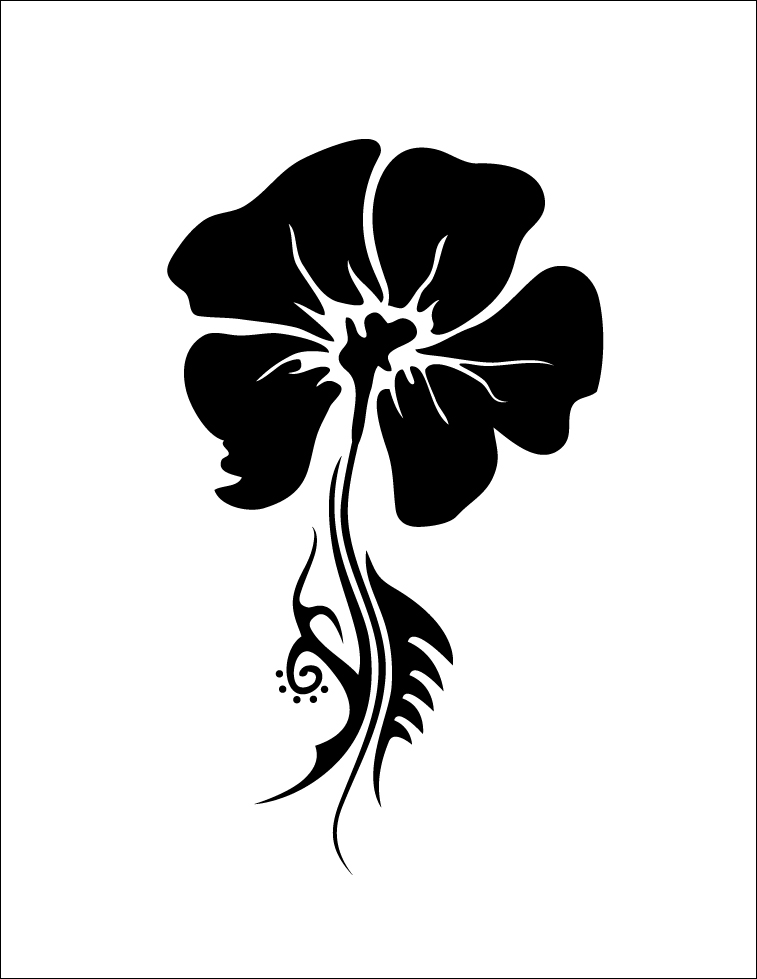 Clipart library: More Like Tribal Flower by Witho
